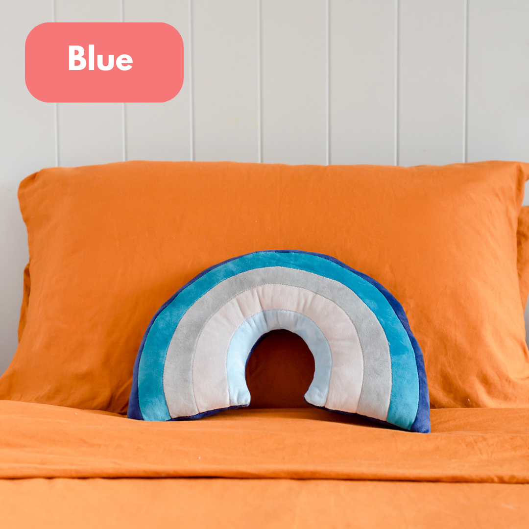 Rainbow Cushion - Mustard