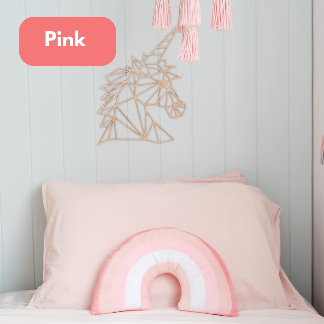 Rainbow Cushion - Mustard
