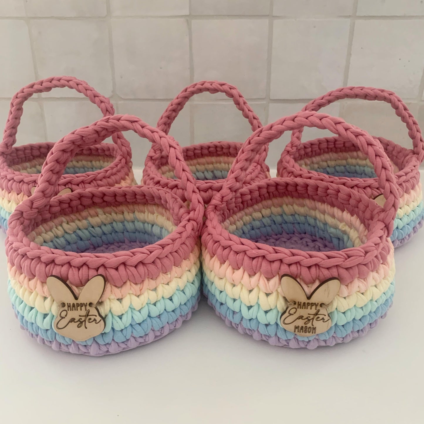 Copy of Easter Basket - Rainbow personalised