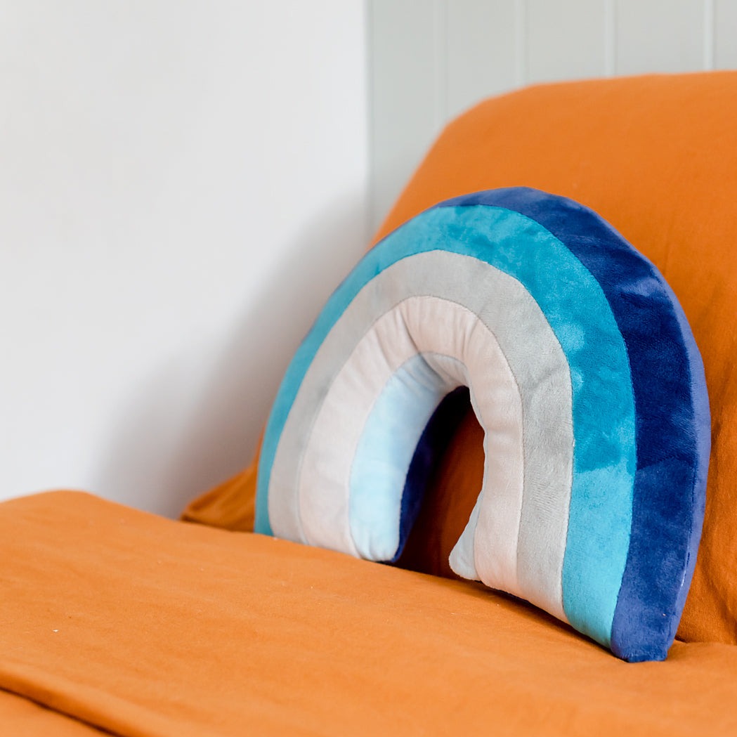 Rainbow Cushion - Pink