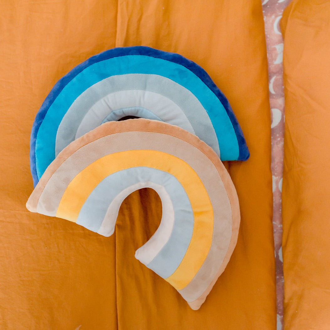 Rainbow Pillow - Mustard