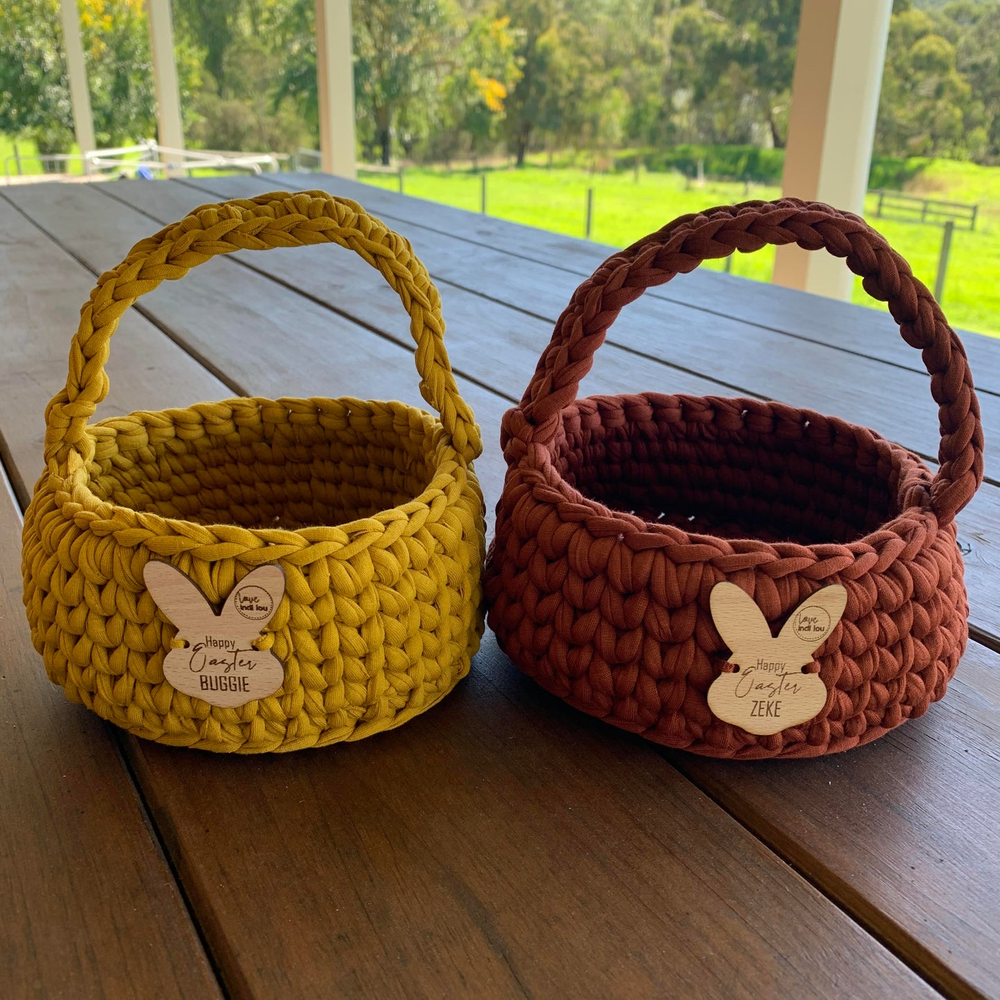 Easter Basket - Rust