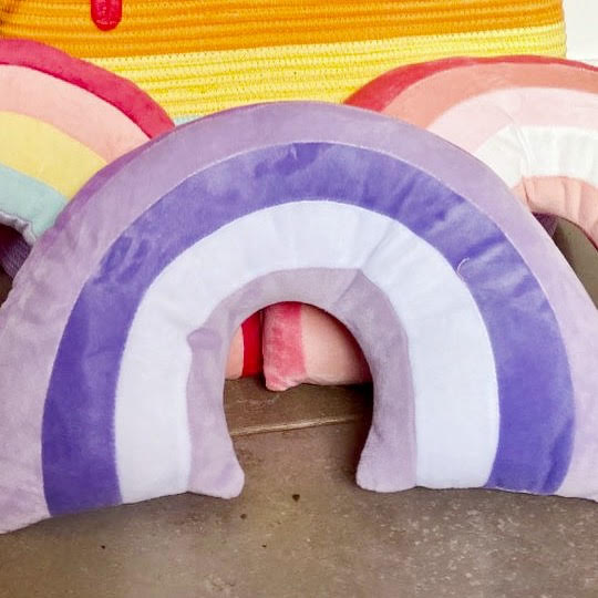 Rainbow Cushion - Mustard