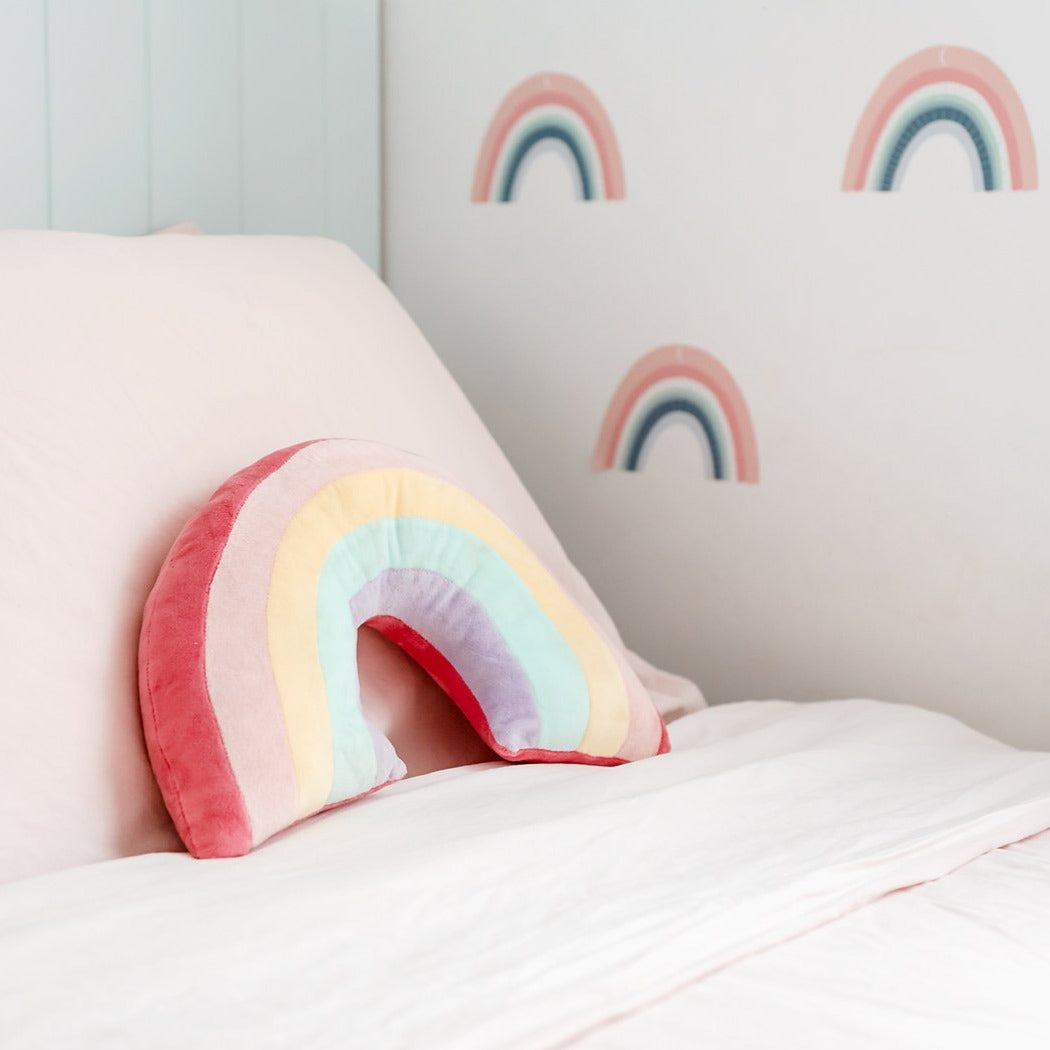 Rainbow Cushion - Blue