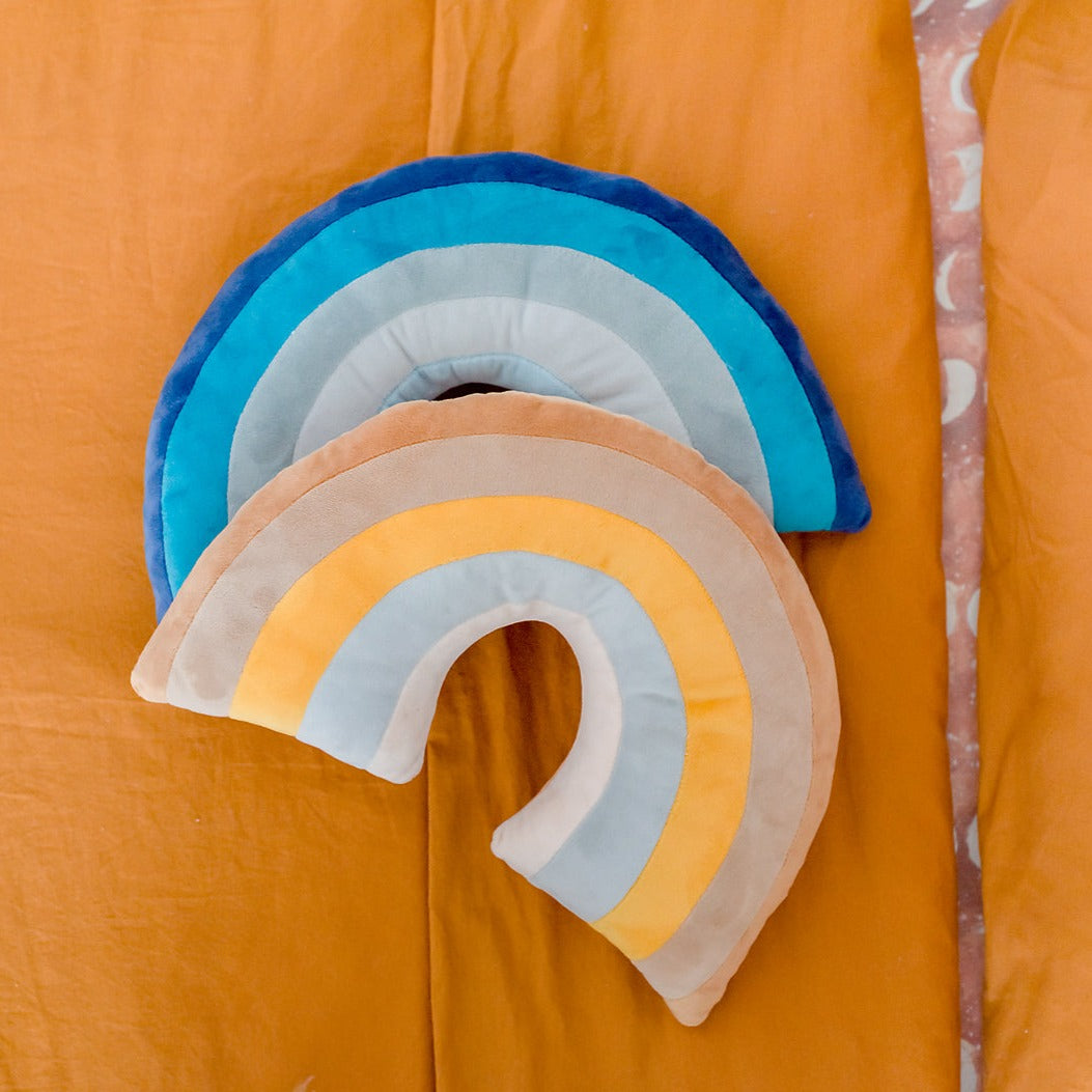 Rainbow Cushion - Mustard