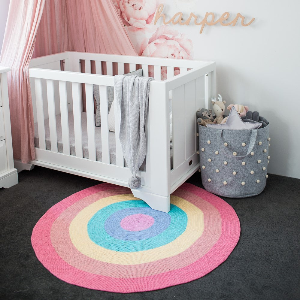 Crochet Rug - Rainbow
