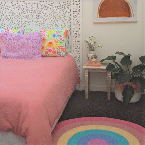 Crochet Rug - Rainbow