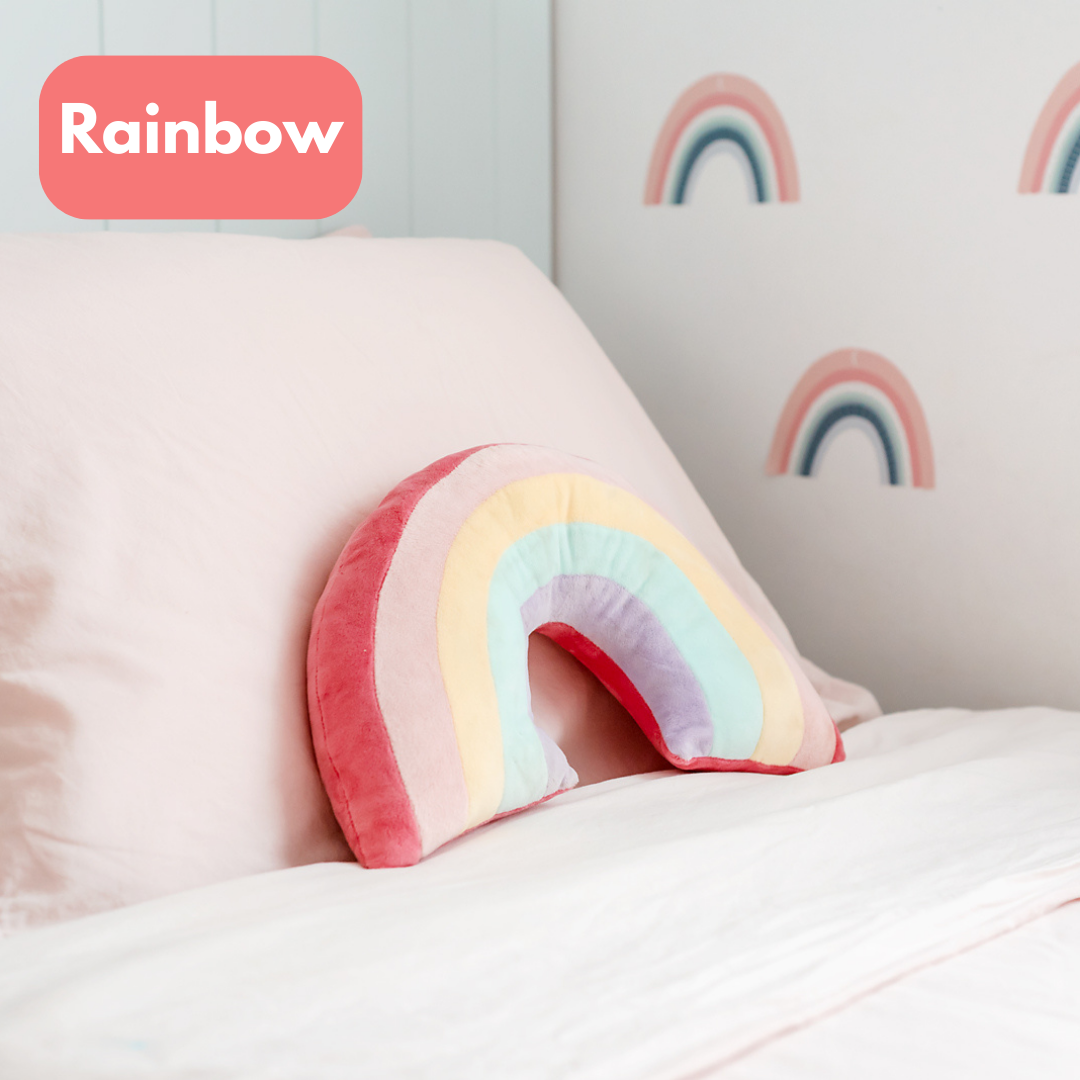 Rainbow Cushion - Grey