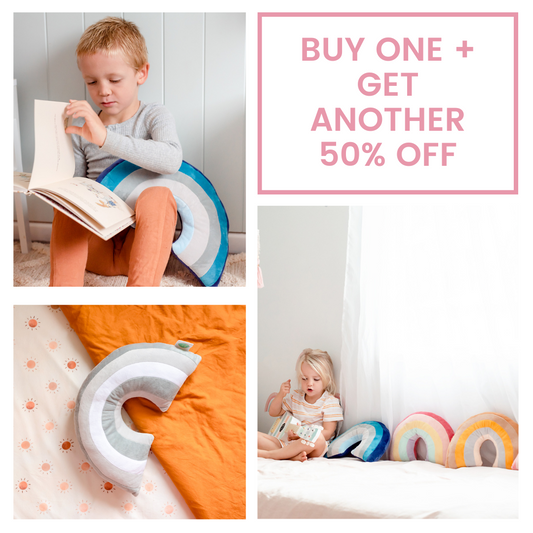 Rainbow Cushions - Buy One GET One HALF PRICE (no personalisation)