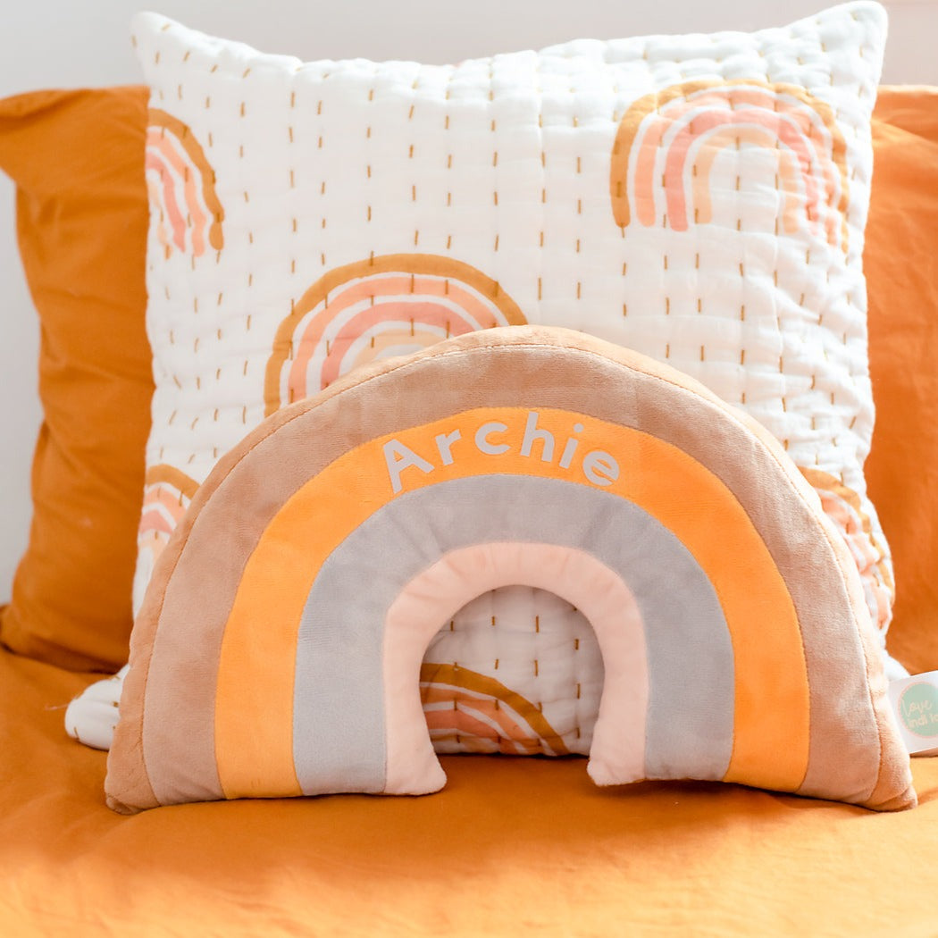 Rainbow Cushions - Buy One receive One HALF PRICE! With Personalisation