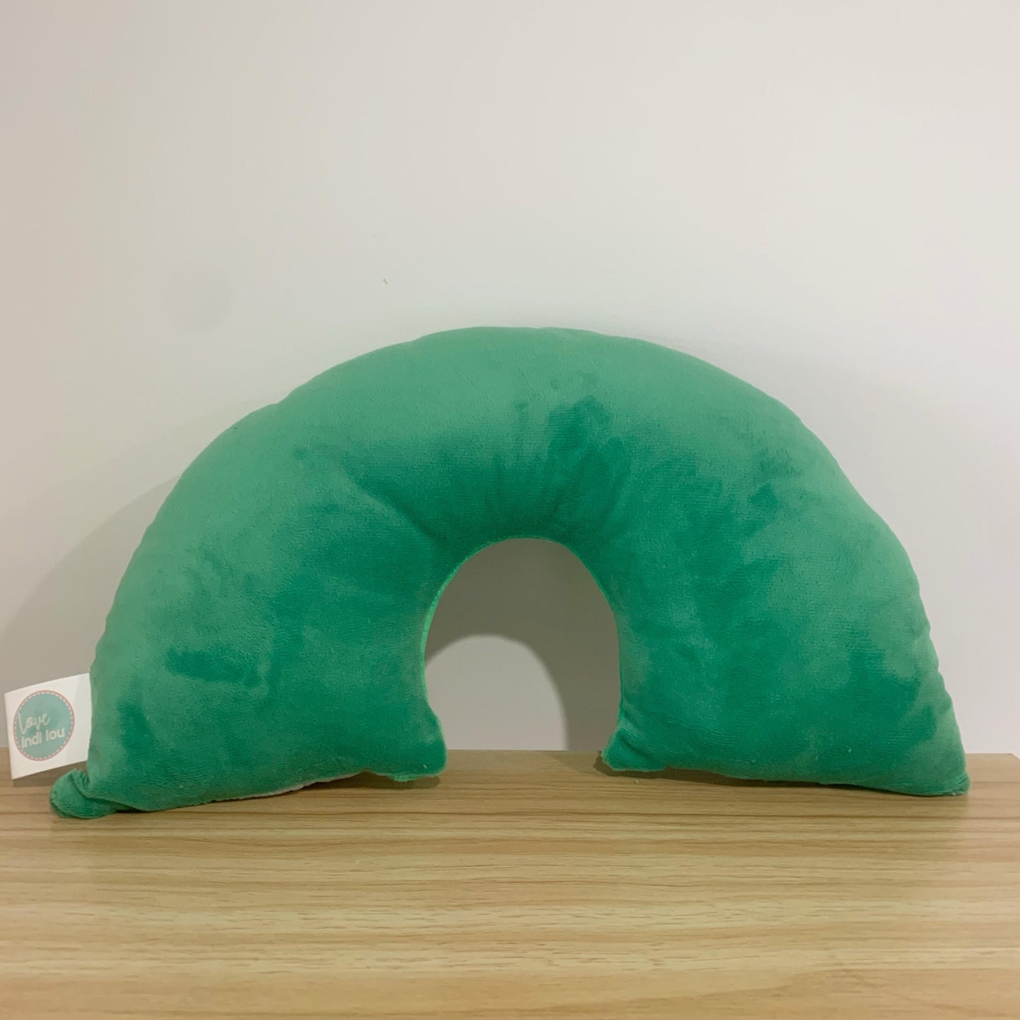 Rainbow Cushion - Green