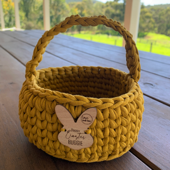 Easter Basket - Mustard