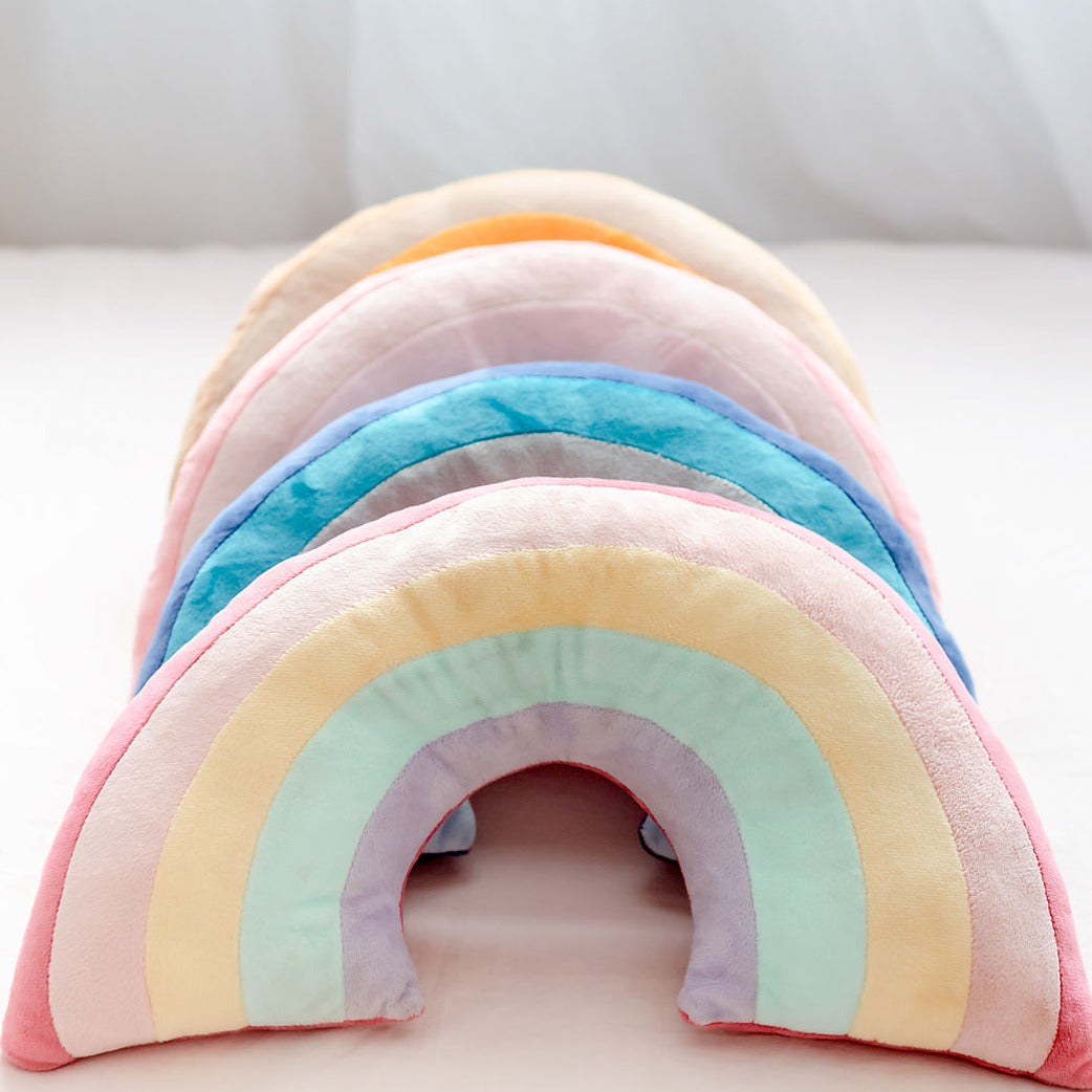 Rainbow Cushion - Blue