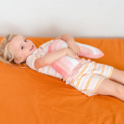 Rainbow Cushion - Grey